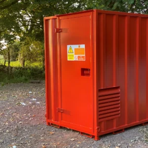 7ft x 5ft 2.2m x 1.6m secure walk in steel chemstore.webp