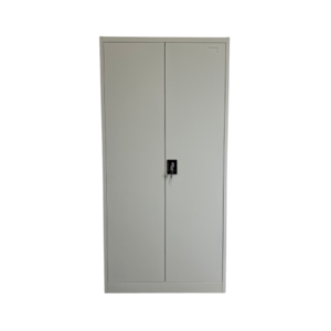 2 Door Lockable Cabinet Light Grey - 4 adjustable shelves