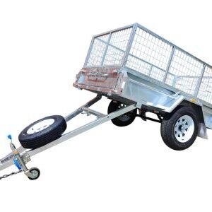 6x4 Premium Tiltable Box Trailer – with 7 Leaf Springs 750kg ATM