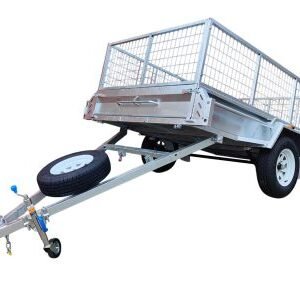 8x5 Premium Tiltable Box Trailer – with 7 Leaf Springs 750kg ATM