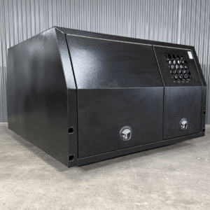 CLEARANCE LC79 1700mm Full Dog Box Canopy (Black)