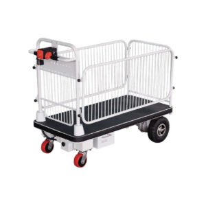 400kg Rated Electric Powered Trolley Cart with Cage